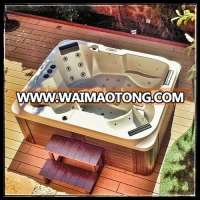 CE&SAA Approved fiberglass hot tub outdoor Luxury Aristech Acrylic small corner tub shower outdoor hot tub