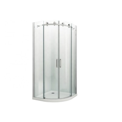 European Type 8mm Plain Arc-shaped Sliding Corner Shower Room BL-046C