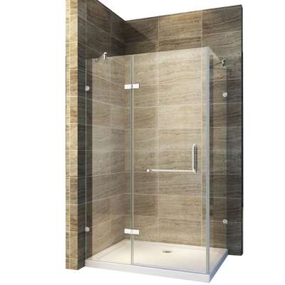 Straight Shape Pivot And Customized Hinge Combine Shower Enclosure Simple SHOWER ROOM