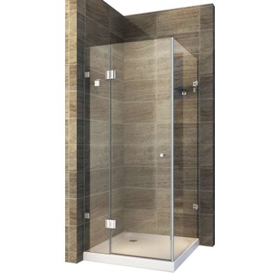 Hot Sale Double Door Hinge Square Shower Enclosure