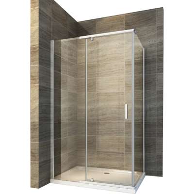 Corner Cabinet Bathroom Sliding Hinged Door Shower Enclosures With Stable Shower Enclosure